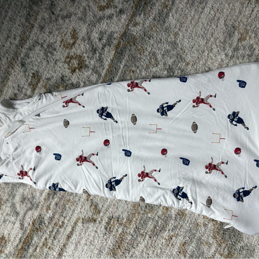 Kyte baby sleep sack football